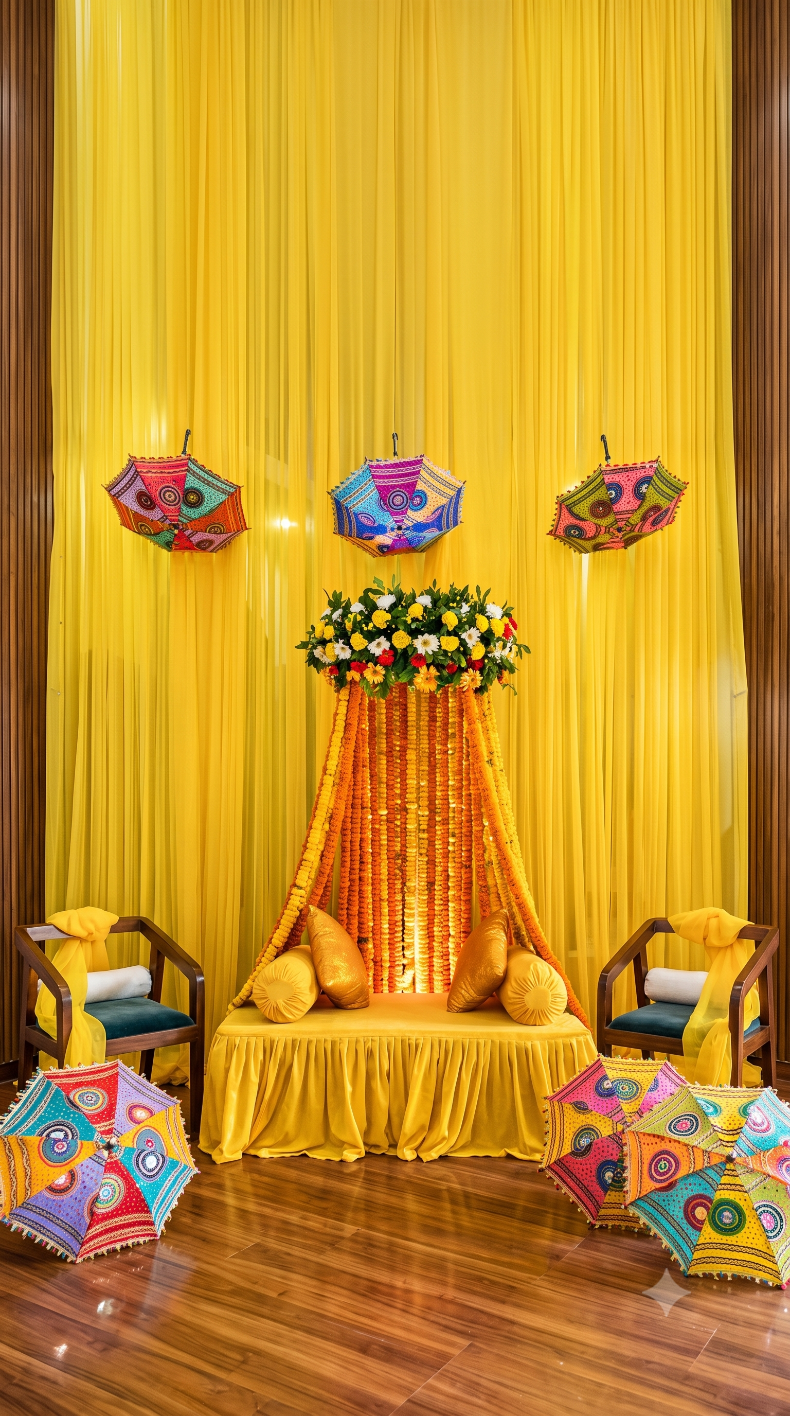Mehndi Decor inspiration for luxury Nepali weddings